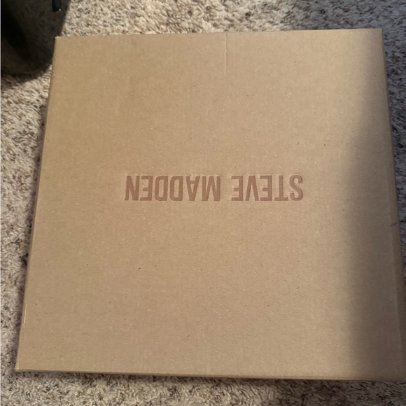 Steve Madden Black Combat Boots - Picture 2 of 3